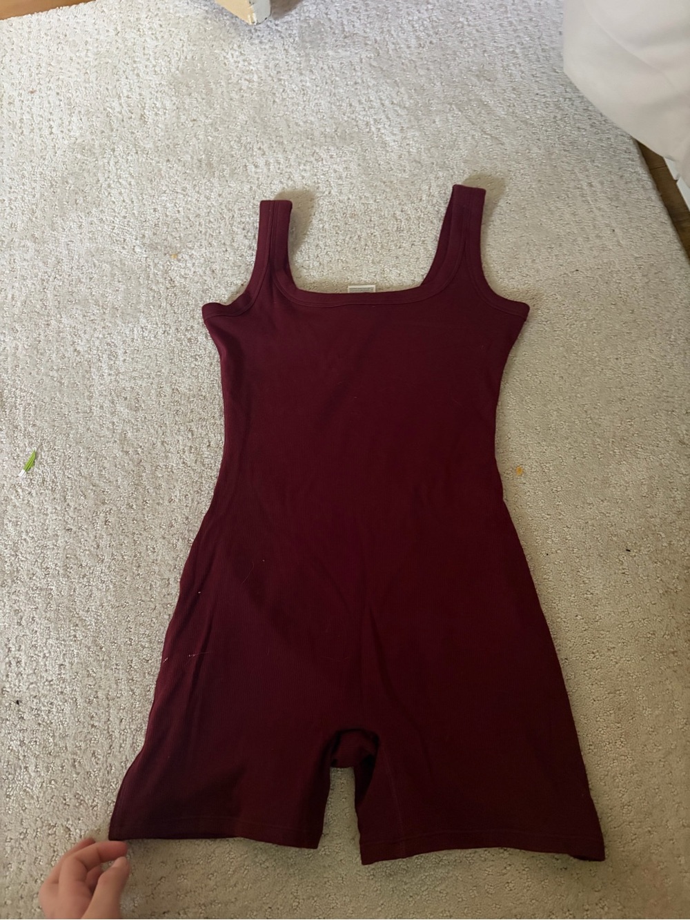 Women’s Burgundy One-Piece Romper